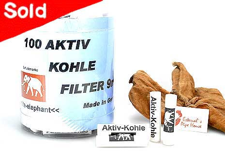 white elephant Aktivkohlefilter 9mm (100 Filter)