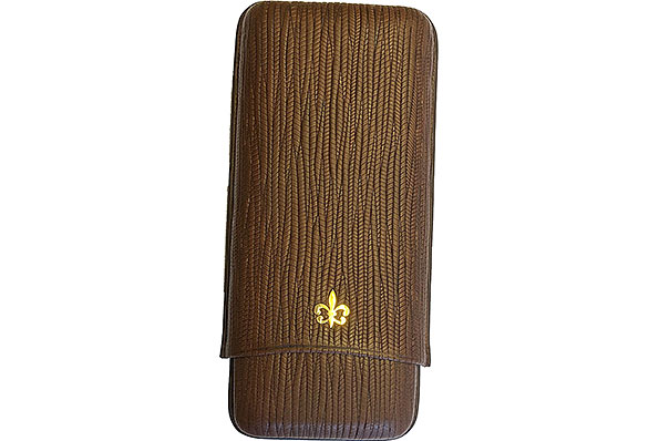 Montecristo Flor de Lis 2020 Leather Cigar Case for 3 Cigars Montecristo Flor de Lis 2020 Leather Cigar Case for 3 Cigars