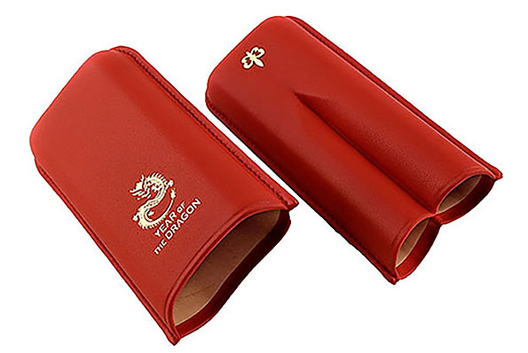 Montecristo Year of the Dragon Leder Zigarrenetui für 2 Zigarren Montecristo Year of the Dragon Leder Zigarrenetui für 2 Zigarren