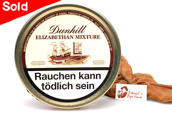 Alfred Dunhill Elizabethan Mixture Pipetobacco 50g Tin Estervals Pipe House