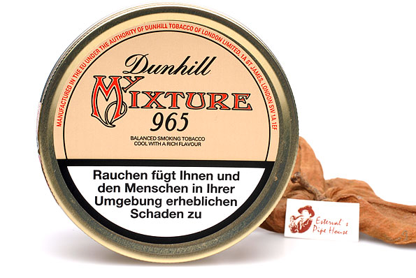 Alfred Dunhill My Mixture 965 Pipetobacco 100g Tin Estervals Pipe House