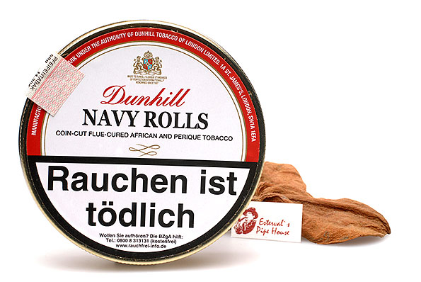 Alfred Dunhill De Luxe Navy Rolls Pipe Pipetobacco 50g Tin Estervals Pipe  House