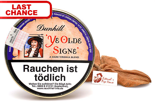 alfred dunhill tobacco Alfred Dunhill Ye Olde Signe Pipetobacco 50g Tin Estervals Pipe House