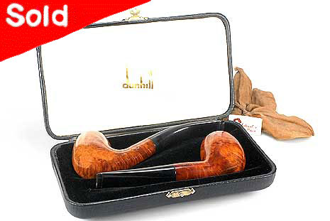 Alfred Dunhill Amber Root 2 Pfeifen Set oF