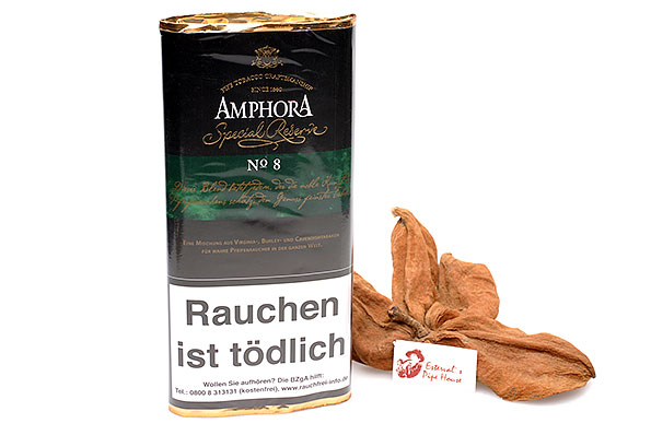 Amphora Special Reserve No 8 Pipetobacco 50g Pouch Estervals Pipe House