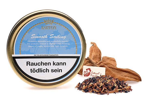 Ashton Smooth Sailing Pipe tobacco 50g Tin Ashton Smooth Sailing Pipe tobacco 50g Tin