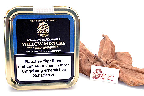 mellow virginia pipe tobacco Benson & Hedges Mellow Mixture Pipetobacco 50g Tin Estervals Pipe House