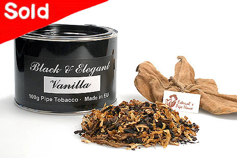 Black & Elegant Vanille Pfeifentabak 100g Dose