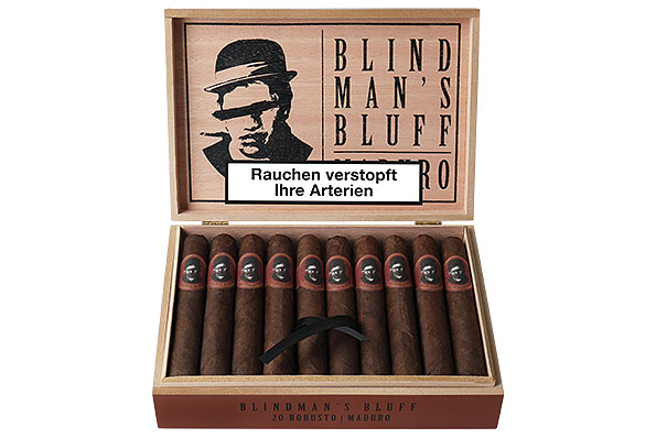 Caldwell The Blind Man’s Bluff Maduro Robusto 20 Zigarren Caldwell The Blind Man’s Bluff Maduro Robusto 20 Zigarren