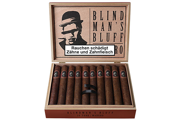 Caldwell The Blind Man’s Bluff Maduro Toro 20 Zigarren Caldwell The Blind Man’s Bluff Maduro Toro 20 Zigarren