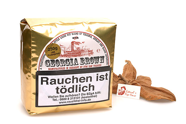 Georgia Brown Pipe tobacco 250g Economy Pack Estervals Pipe House