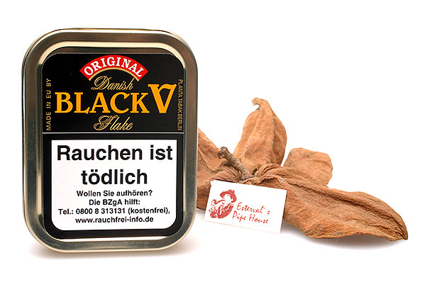 Danish Black V (Vanilla) Flake Pipetobacco 50g Tin Estervals Pipe House