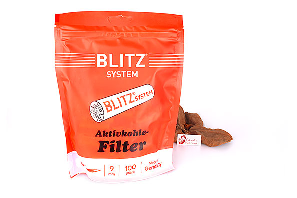 denicotea Blitz System Activated Carbon Filter 9mm (100 Filter)  denicotea Blitz System Activated Carbon Filter 9mm (100 Filter)