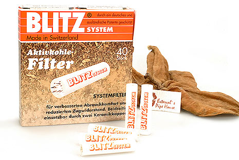 denicotea Blitz System Aktivkohlefilter 9mm (40 Filter)