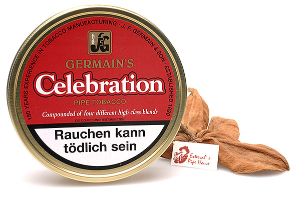 germain tobacco Germain´s Celebration Pipetobacco 100g Tin Estervals Pipe House