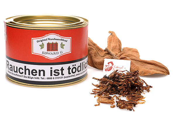 edward g robinson pipe tobacco HU-tobacco OWB Edward G Pipetobacco 100g Tin Estervals Pipe House