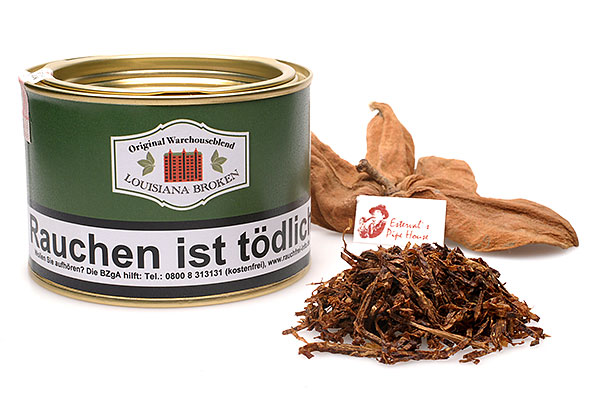 louisiana red tobacco HU-tobacco OWB Louisiana Broken Pipetobacco 100g Tin Estervals Pipe House