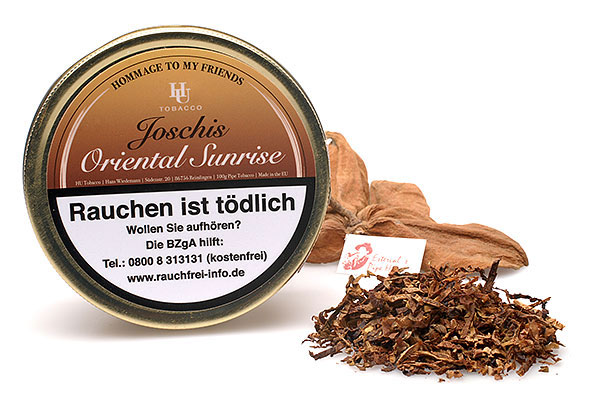 sunrise tobacco HU-tobacco UP Joschis Oriental Sunrise Pipetobacco 100g Tin Estervals Pipe  House