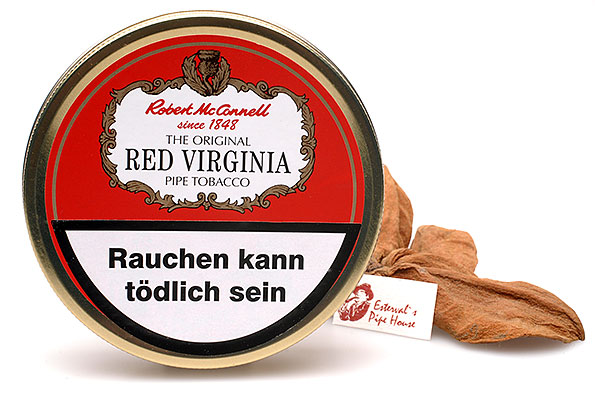 McConnell Red Virginia Pipe Tobacco 50g Tin Estervals Pipe House