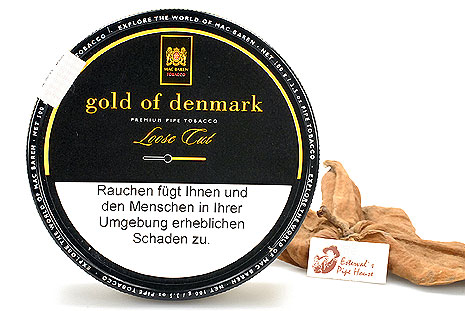 Mac Baren Gold of Denmark Loose Cut Pipetobacco 100g Tin Estervals Pipe  House