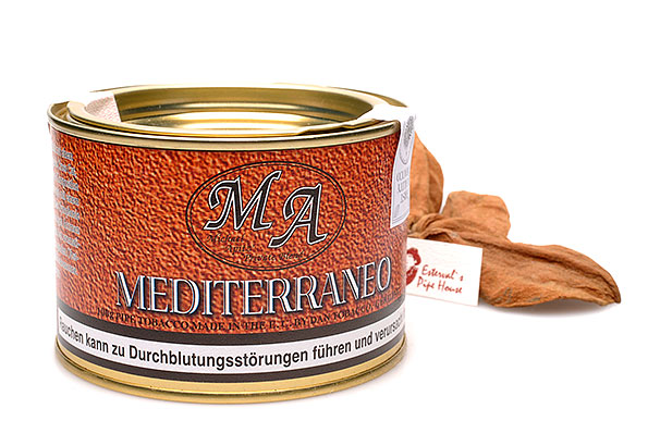 Michael Apitz Mediterraneo Pipetobacco 100g Tin Estervals Pipe House