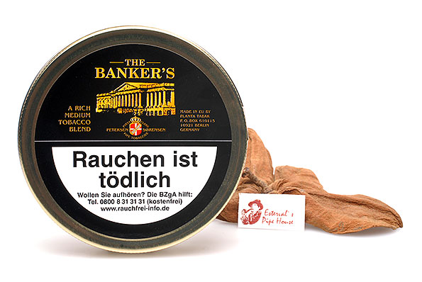 sorensen tobacco as Petersen & Sørensen The Banker´s Pipetobacco 50g Tin Estervals Pipe House