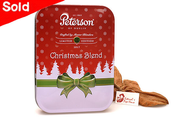 Peterson Christmas Blend 2017 Pipetobacco 100g Tin Estervals Pipe House