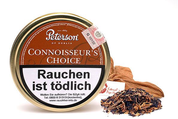 connoisseurs choice tobacco Peterson Connoisseur´s Choice Pipetobacco 50g Tin Estervals Pipe House