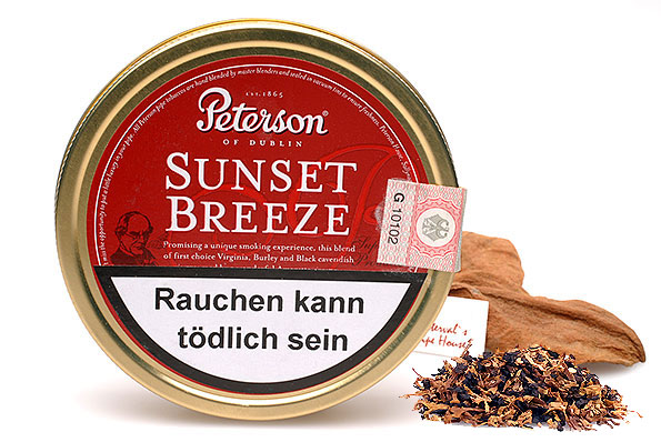 Peterson Sunset Breeze Pipetobacco 50g Tin Estervals Pipe House