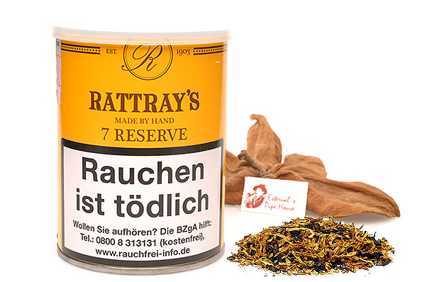 rattrays tobacco Rattrays 7 Reserve Pipetobacco 100g Tin Estervals Pipe House