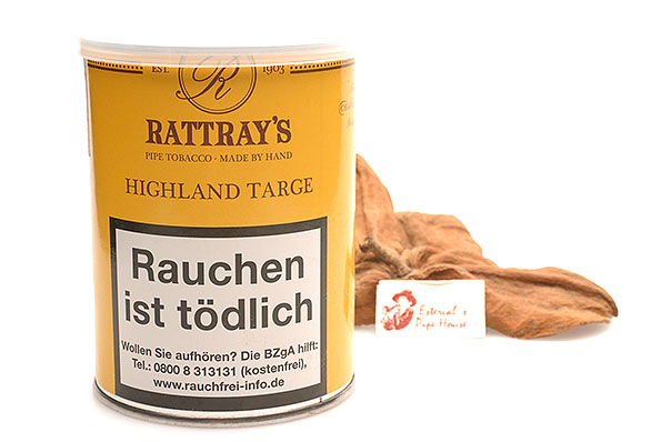 Rattrays Highland Targe Pfeifentabak 100g Dose Rattrays Highland Targe Pfeifentabak 100g Dose
