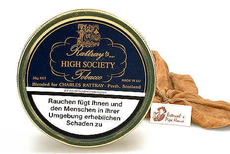 Rattrays High Society Pipetobacco 50g Tin Estervals Pipe House