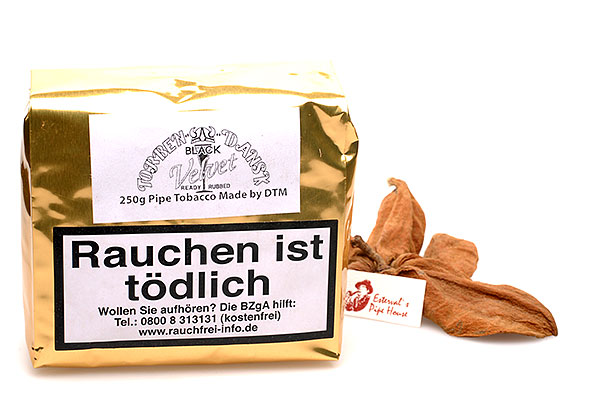 Torben Dansk Black Velvet Pipe tobacco 250g Economy Pack Estervals Pipe  House