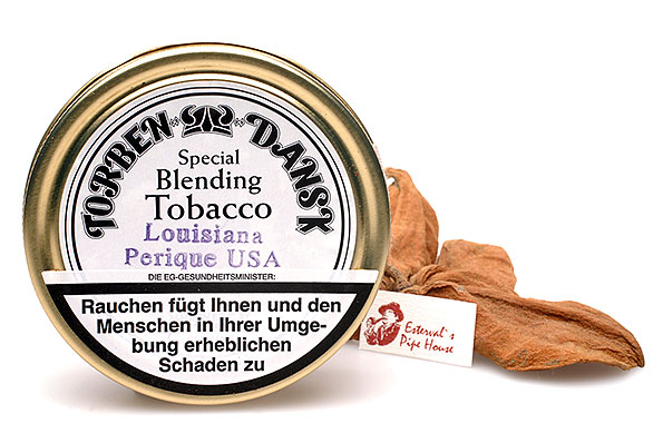 louisiana pirogue tobacco Torben Dansk Louisiana Perique U.S.A. Pipetobacco 50g Tin Estervals Pipe  House