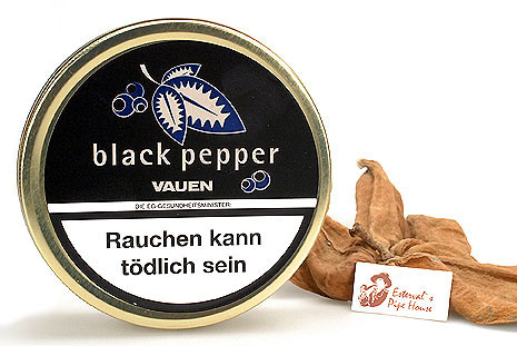 Vauen Black Pepper Pipetobacco 50g Tin Estervals Pipe House