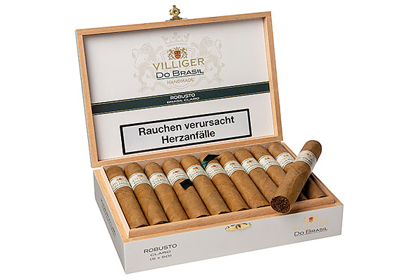 Villiger Do Brasil Claro Robusto (Robusto) 20 Zigarren  Villiger Do Brasil Claro Robusto (Robusto) 20 Zigarren