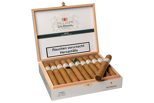 Villiger Do Brasil Claro Toro (Toro) 20 Zigarren  Villiger Do Brasil Claro Toro (Toro) 20 Zigarren