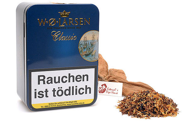 W.Ø. Larsen Classic Pipe tobacco 100g Tin W.Ø. Larsen Classic Pipe tobacco 100g Tin