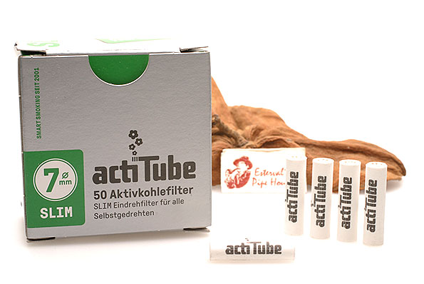acti Tube 50 Slim Aktivkohlefilter 7mm (50 Filter)