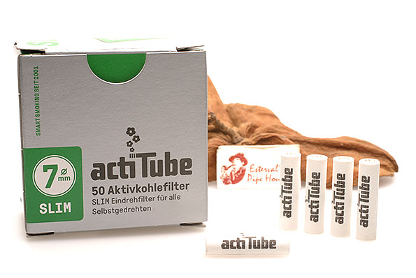 acti Tube 50 Slim Aktivkohlefilter 7mm (50 Filter)  acti Tube 50 Slim Aktivkohlefilter 7mm (50 Filter)
