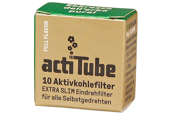 actiTube Activated Carbon Filter 6mm Full Flavor (10 Filters) actiTube Activated Carbon Filter 6mm Full Flavor (10 Filters)