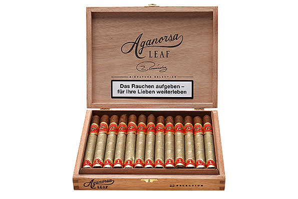 Aganorsa Leaf Signature Selection Lonsdale 25 Cigars