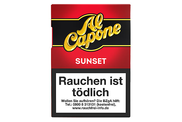 Al Capone Pockets Sunset Filter 18 Cigarillos  Al Capone Pockets Sunset Filter 18 Cigarillos