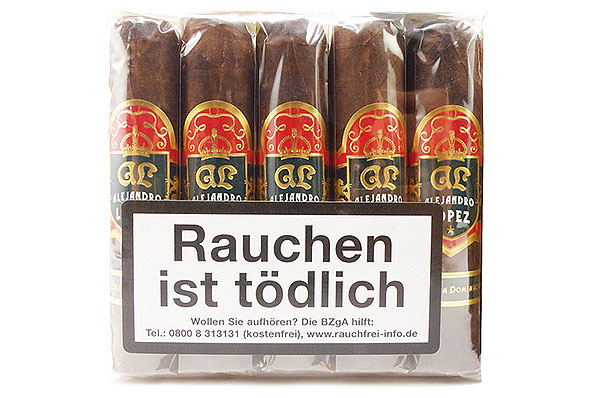 Alejandro Lopez Dominicana Maduro Short Robusto 10 Cigars  Alejandro Lopez Dominicana Maduro Short Robusto 10 Cigars