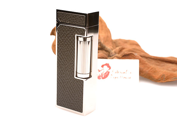 Alfred Dunhill Lighter Rollagas Grey Cowhide  Alfred Dunhill Lighter Rollagas Grey Cowhide