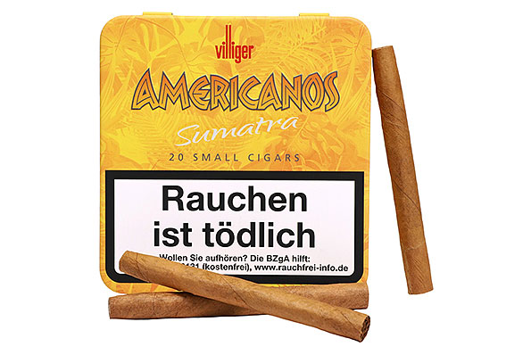Villiger Americanos Sumatra 20 Cigarillos Villiger Americanos Sumatra 20 Cigarillos