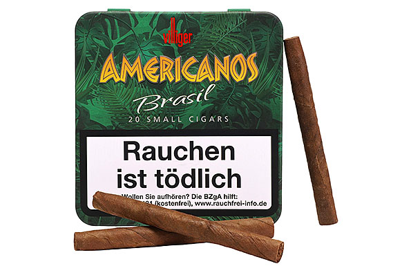 Villiger Americanos Brasil 20 Zigarillos Villiger Americanos Brasil 20 Zigarillos