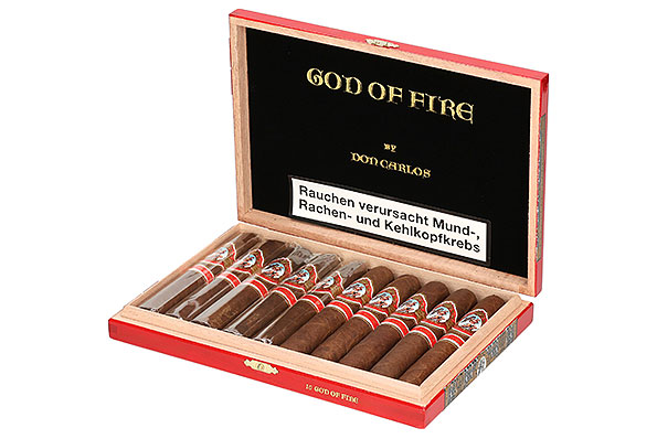 God Of Fire by Don Carlos Robusto Gordo 54 10 Zigarren God Of Fire by Don Carlos Robusto Gordo 54 10 Zigarren