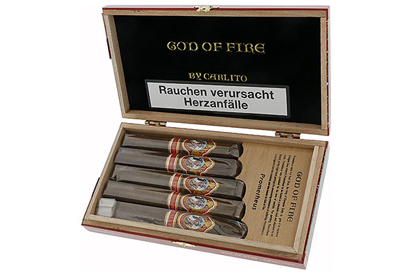 God Of Fire by Don Carlos and by Carlito Assortment 5 Zigarren  God Of Fire by Don Carlos and by Carlito Assortment 5 Zigarren