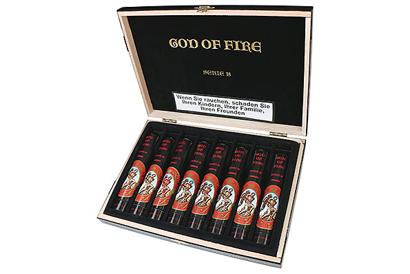 God Of Fire Serie B Robusto Tubos 8 Zigarren